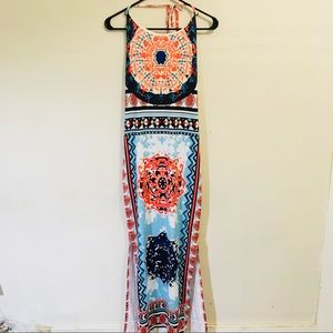 NWT Pattern Maxi Dress